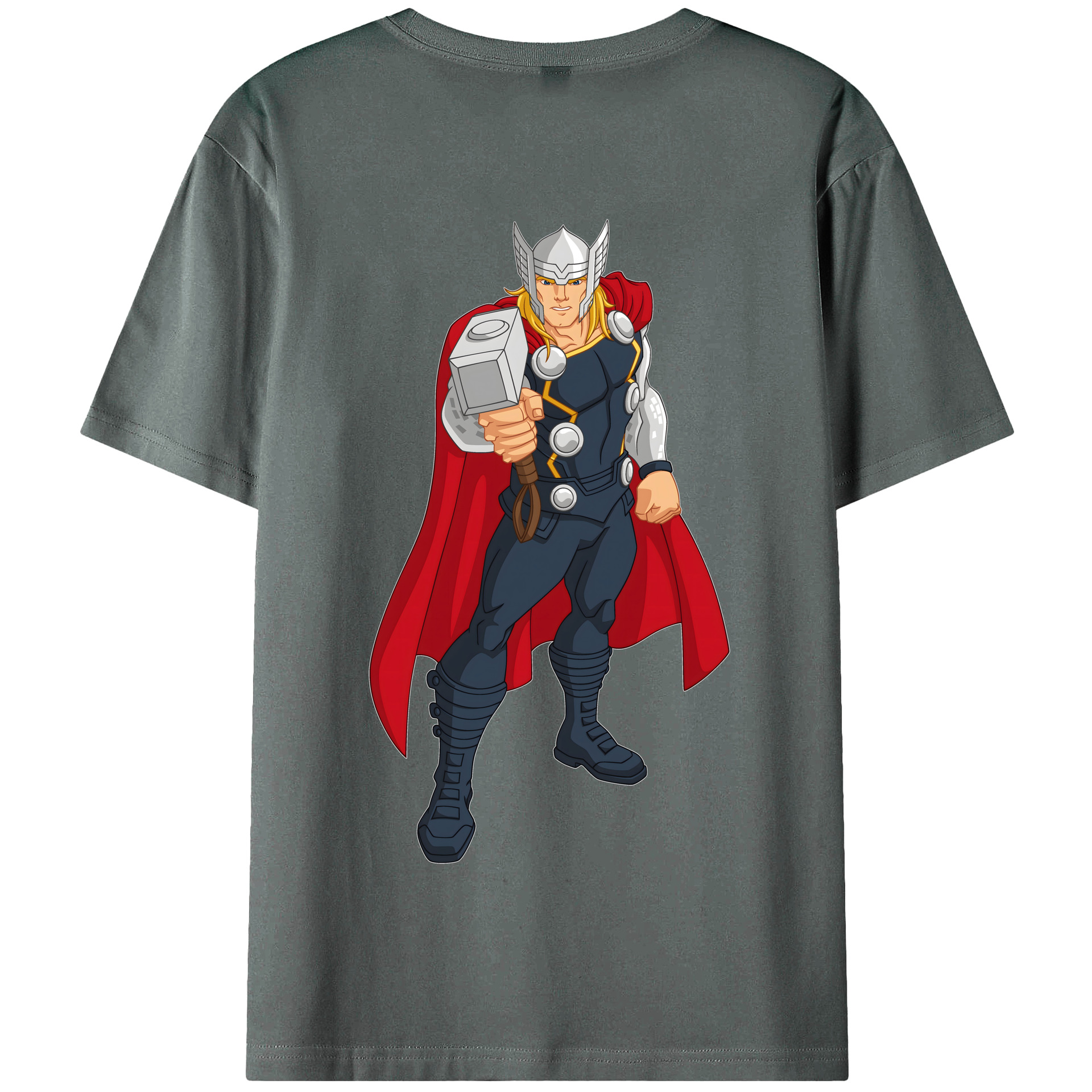（画像用） アベンジャーズ The Avengers 綿100％半袖Tシャツ（背面プリント）